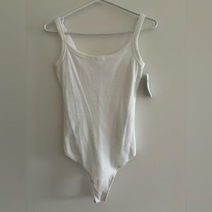 White Abercrombie Bodysuit